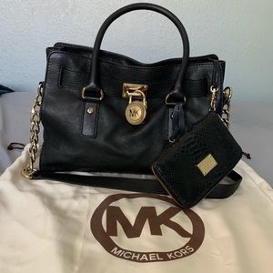 Michael Kors Small Hamilton Satchel + Wristlet